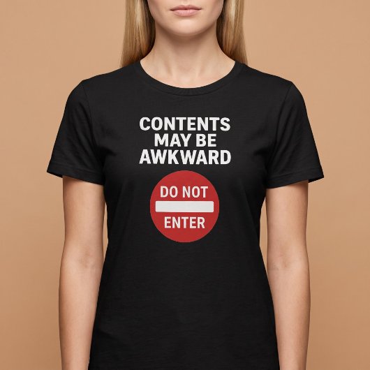 Inhalt kann offen sein T-Shirt