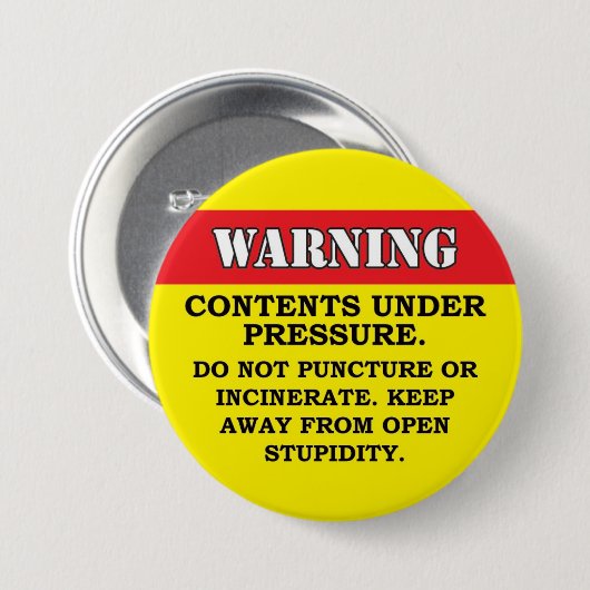 Inhalt unter Druck Button (Vorne & Hinten)