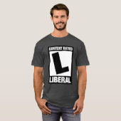 Inhaltsangabe liberal-lustig Demokrat T-Shirt (Vorne ganz)