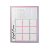 Inhaltsplaner Notizblock (Rotiert)