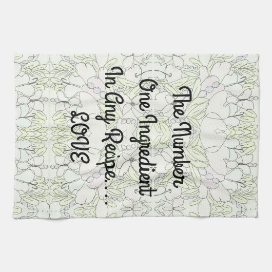 Inhaltsstoff...LIEBE Geschirrtuch (Horizontal)