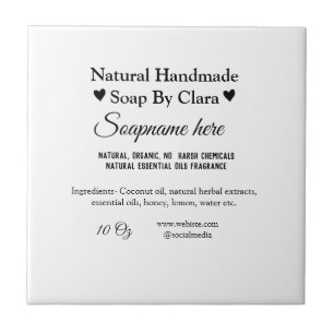 Inhaltsstoffe der Seifennahrung Gewicht der Websit Fliese