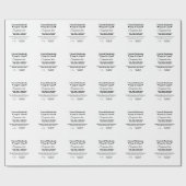 Inhaltsstoffe der Seifennahrung Gewicht der Websit Geschenkpapier (Flach)