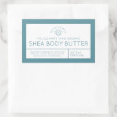 Inhaltsstoffe des Beauty-Produkts aquamarines Lotu Rechteckiger Aufkleber (Tasche)