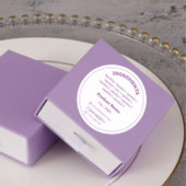 Inhaltsstoffe Etikett Runder Aufkleber