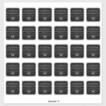 Inhaltsstoffe von Schönheitsprodukten 2 Zoll Aufkl
