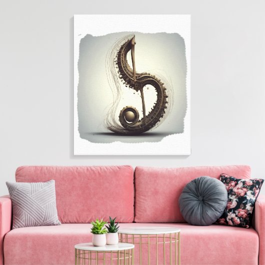 Inheritance of Noise Leinwanddruck (Insitu (Wohnzimmer))