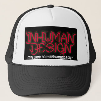 inhumandesignlogo2, myspace.com/inhumandesign truckerkappe
