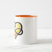 Inifnite Liebe Zweifarbige Tasse (Mittel)
