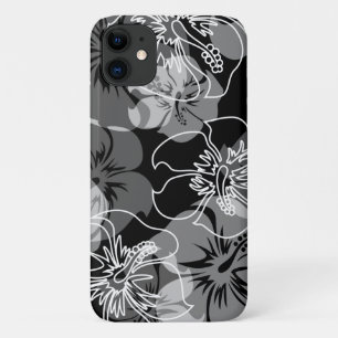 Iniki Point Hawaiian Hibiskus Floral Black Case-Mate iPhone Hülle