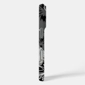 Iniki Point Hawaiian Hibiskus Floral Black Case-Mate iPhone Hülle (Rückseite / Rechts)