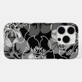 Iniki Point Hawaiian Hibiskus Floral Black Case-Mate iPhone Hülle (Rückseite (Horizontal))
