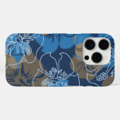Iniki Point Hawaiian Hibiskus Floral Blue Case-Mate iPhone Hülle (Rückseite (Horizontal))