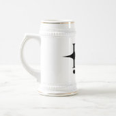 INIMICA Logo Stein Bierglas (Links)