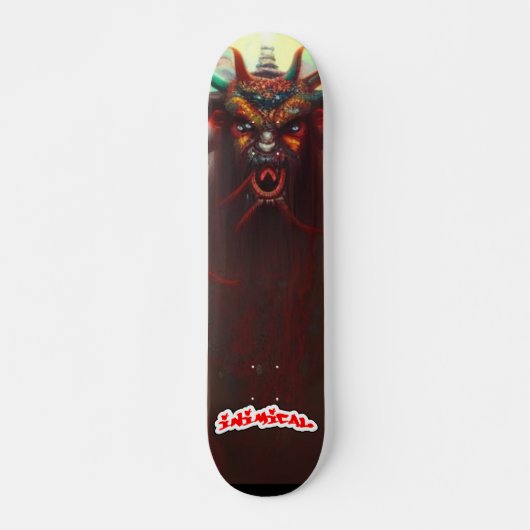 Inimical AI Demon Skateboard (Vorne)