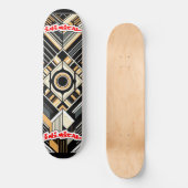 Inimical Art Deco Skateboard (Vorderseite)