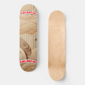 Inimical Bamboo Skateboard (Vorderseite)