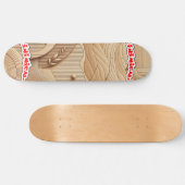 Inimical Bamboo Skateboard (Horizontal)