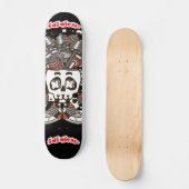Inimical Barbell Skull Skateboard (Vorderseite)
