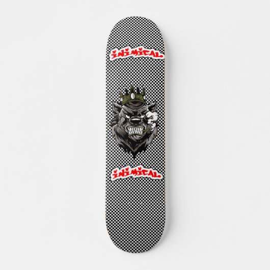 Inimical Bear King Deck Skateboard (Vorne)