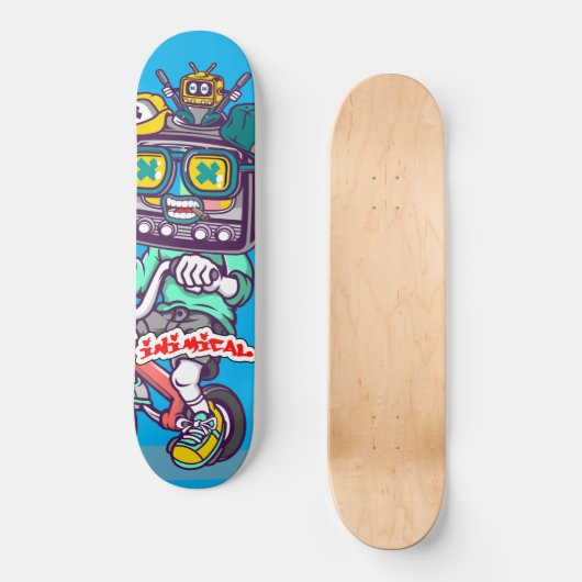 Inimical Boxhead Skateboard (Vorderseite)