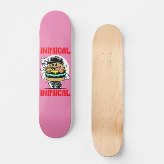 Inimical Burger Boi Skateboard Deck (Vorderseite)
