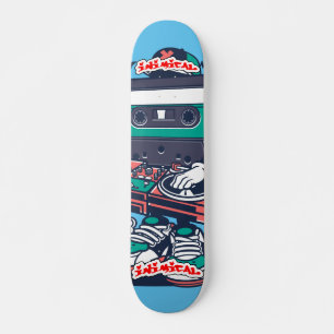 Inimical Cassette DJ Skateboard
