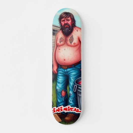 Inimical Cletus Bojangle Skateboard (Vorne)