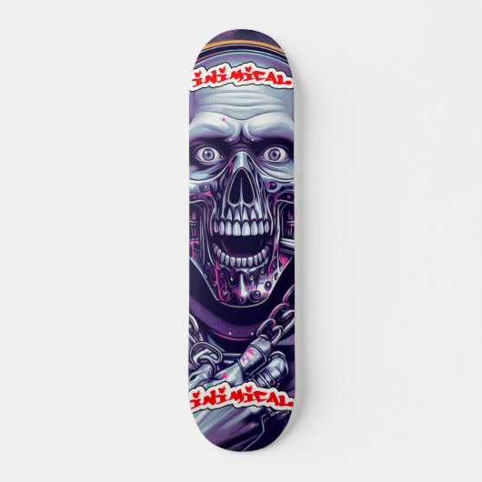 Inimical Cyber Hannibal Skateboard (Vorne)
