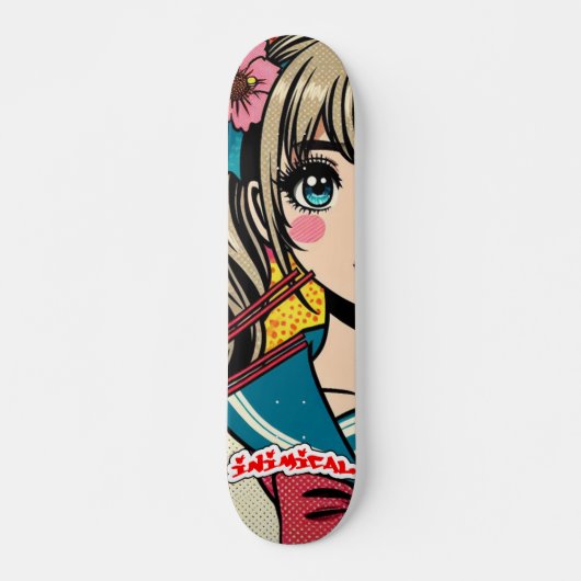 Inimical Girl POP! Skateboard Nr. 2 (Vorne)