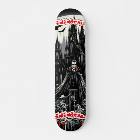Inimical Gothic Dracula Skateboard (Vorne)