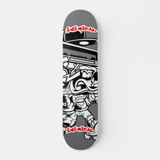 Inimical Grimy Boombox Skateboard (Vorne)