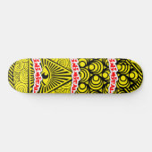 Inimical Hamsa Evil Eye Skateboard (Horizontal)