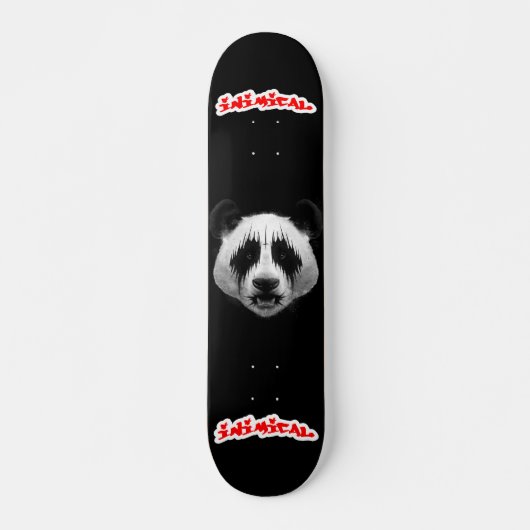 Inimical Hard Rocker Panda Skateboard (Vorne)