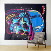 Inimical Hussle Wandteppich (Beispiel (Horizontal))