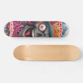 Inimical Illin' Skully Skateboard (Horizontal)