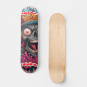 Inimical Illin' Skully Skateboard (Vorderseite)