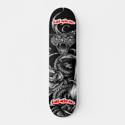 Inimical Killer Kobra Deck Skateboard (Vorne)