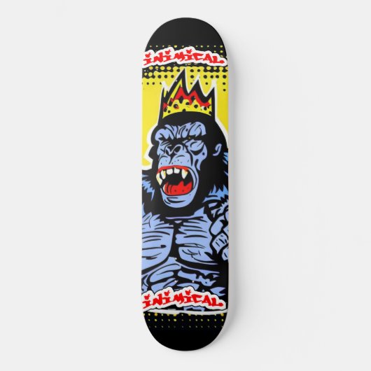 Inimical King Skateboard (Vorderseite)
