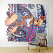 Inimical Lisa Wandteppich (Beispiel (Horizontal))