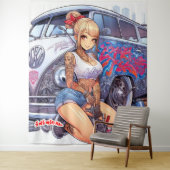 Inimical Lisa Wandteppich (Beispiel)