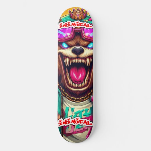 Inimical Mad Grizzly Skateboard (Vorderseite)
