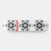 Inimical Metatrons Cube Skateboard (Horizontal)