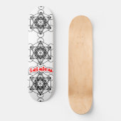 Inimical Metatrons Cube Skateboard (Vorderseite)