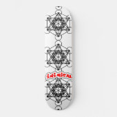 Inimical Metatrons Cube Skateboard (Vorderseite)