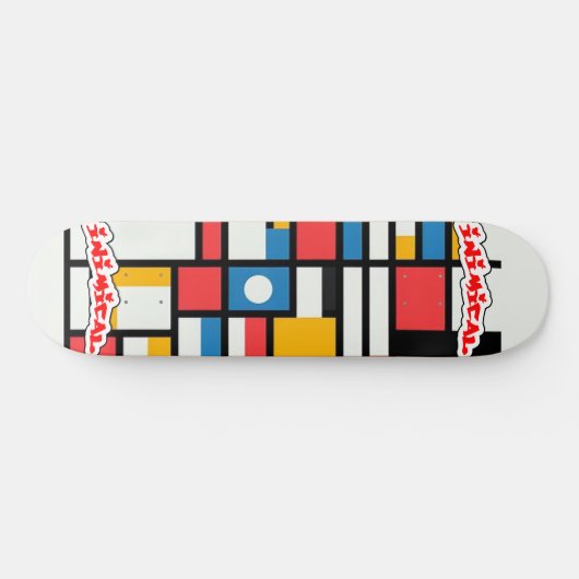 Inimical Mondrian Skateboard (Horizontal)