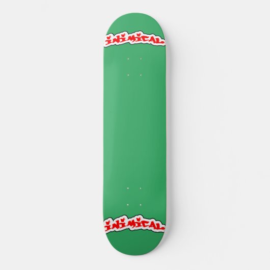 Inimical Perfect Green ChromaKey Skateboard (Vorderseite)