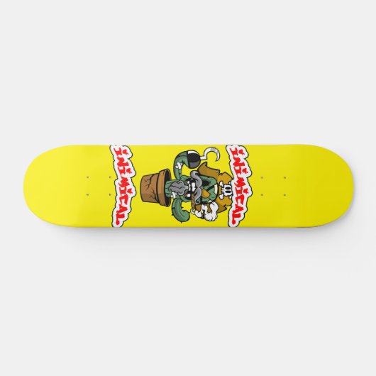 Inimical Pirate Cactus Skateboard (Horizontal)