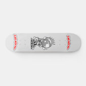 Inimical Punk Rock Astronaut Skateboard (Horizontal)