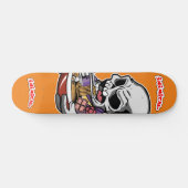 Inimical Ramen Skull Skateboard (Horizontal)